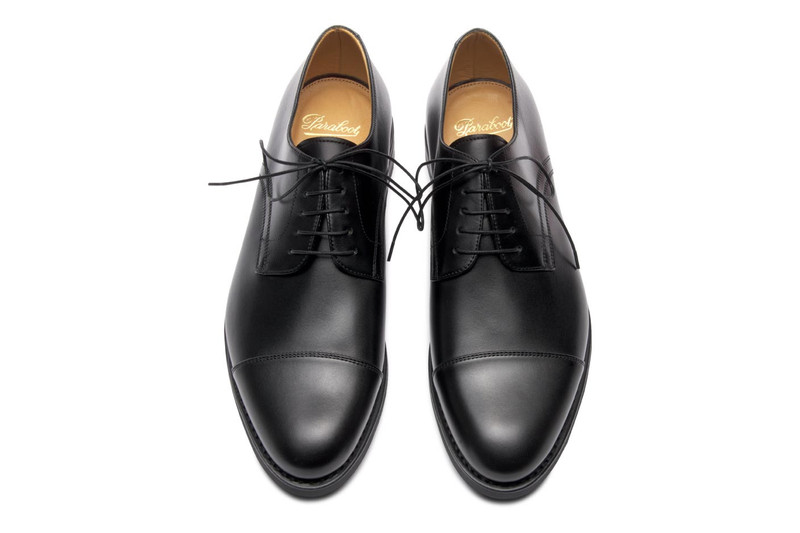 Schubert Black Silk - Leather And Rubber Sole 4