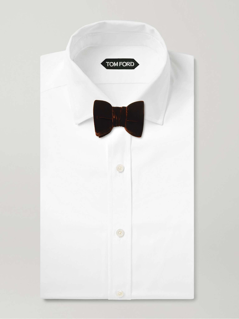 TOM FORD Pre-Tied Velvet Bow-Tie outlook