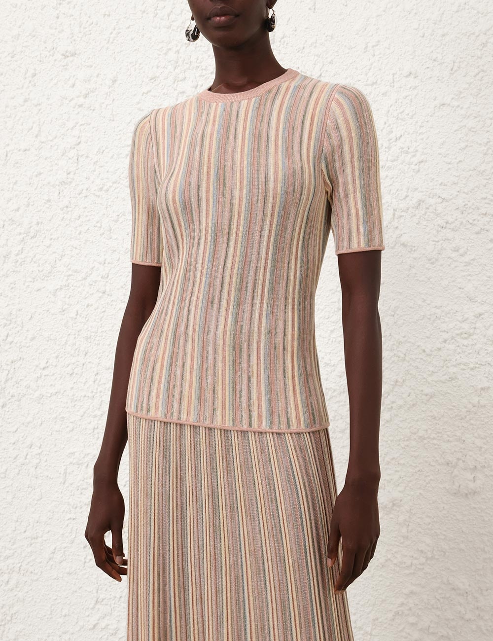 ILLUMINATE MOULINE TEE - 2