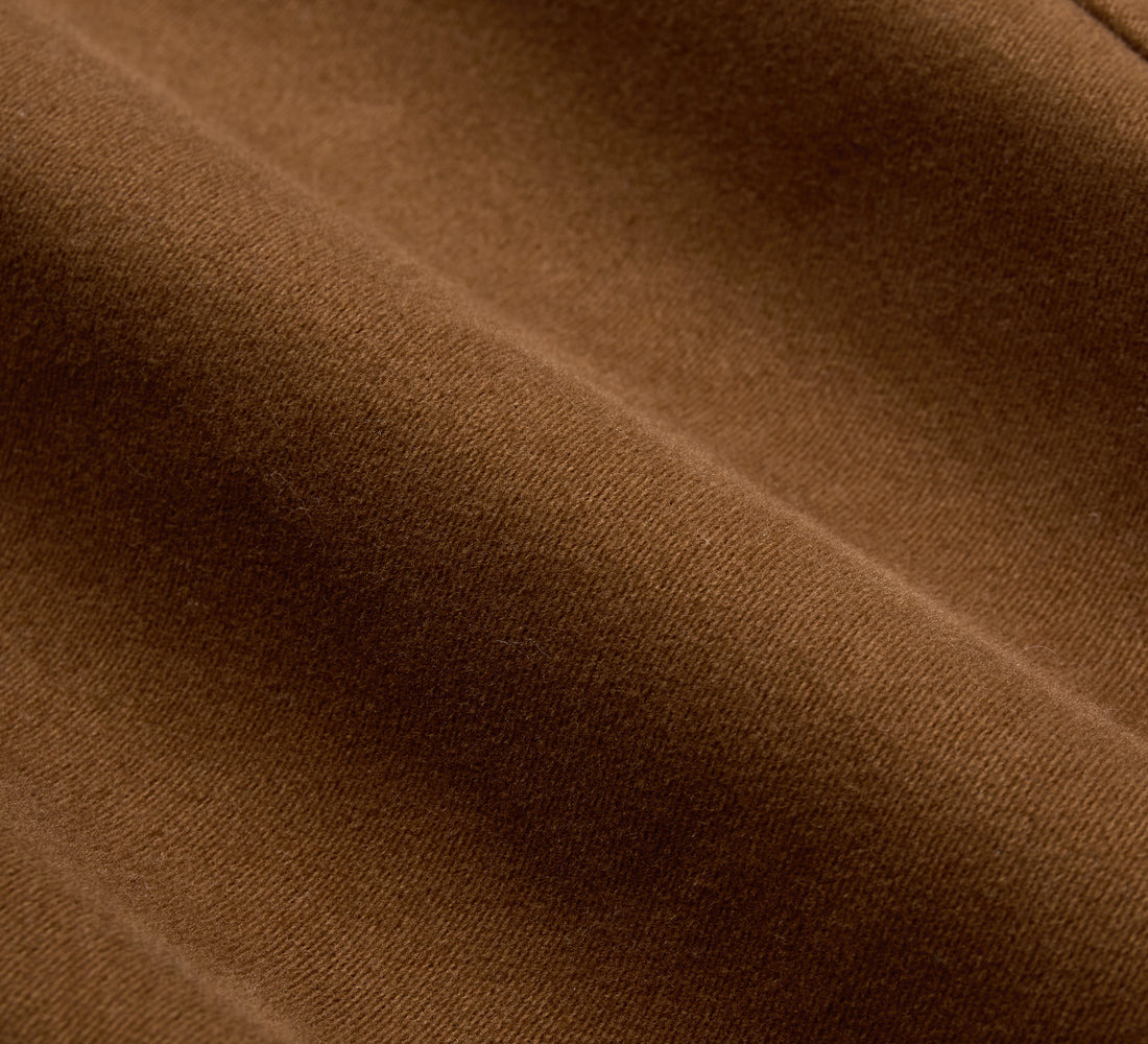 French Work Jacket - Brown Moleskin - 6