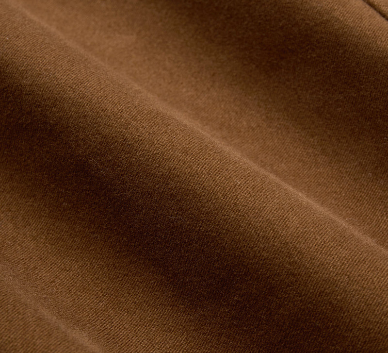 French Work Jacket - Brown Moleskin 6