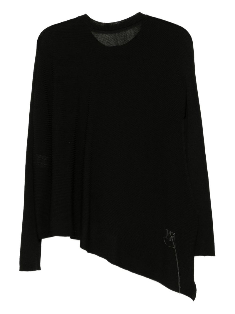 Y's asymmetric cardigan outlook