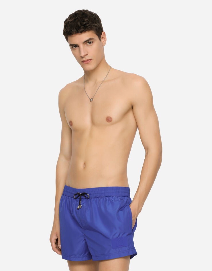 Short swim trunks with 3D DG logo - 4