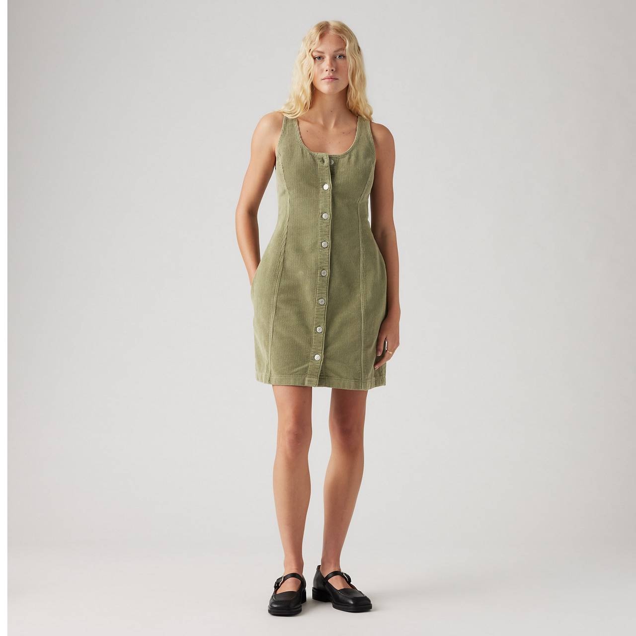 TULI DENIM MINI DRESS - 1