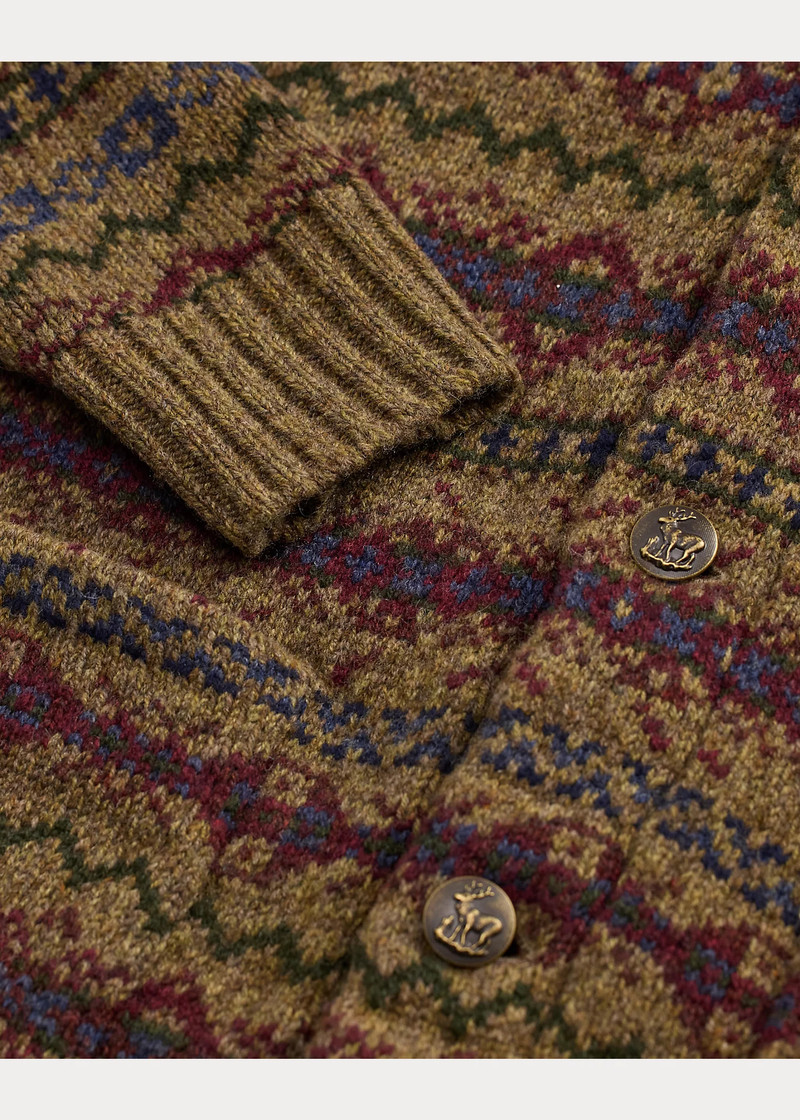 Fair Isle Wool Cardigan 4