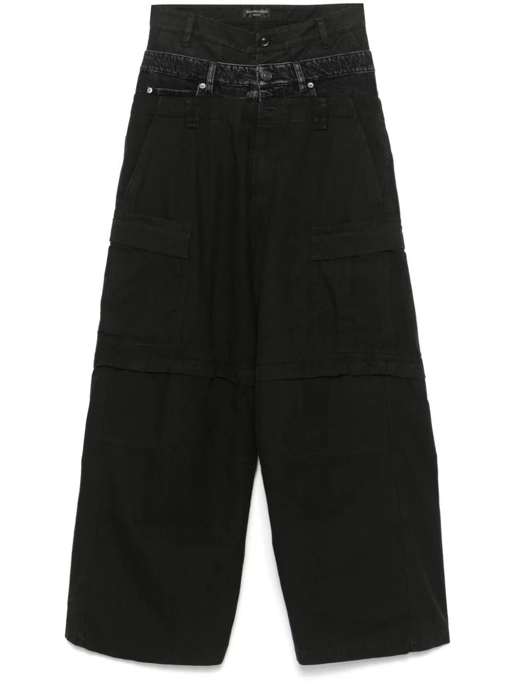 triple-waist trousers - 1