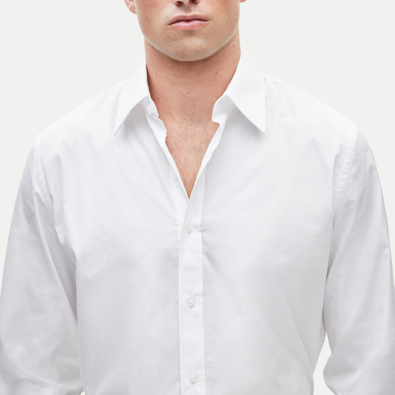 Ludlow Premium cotton dress shirt with point collar 3