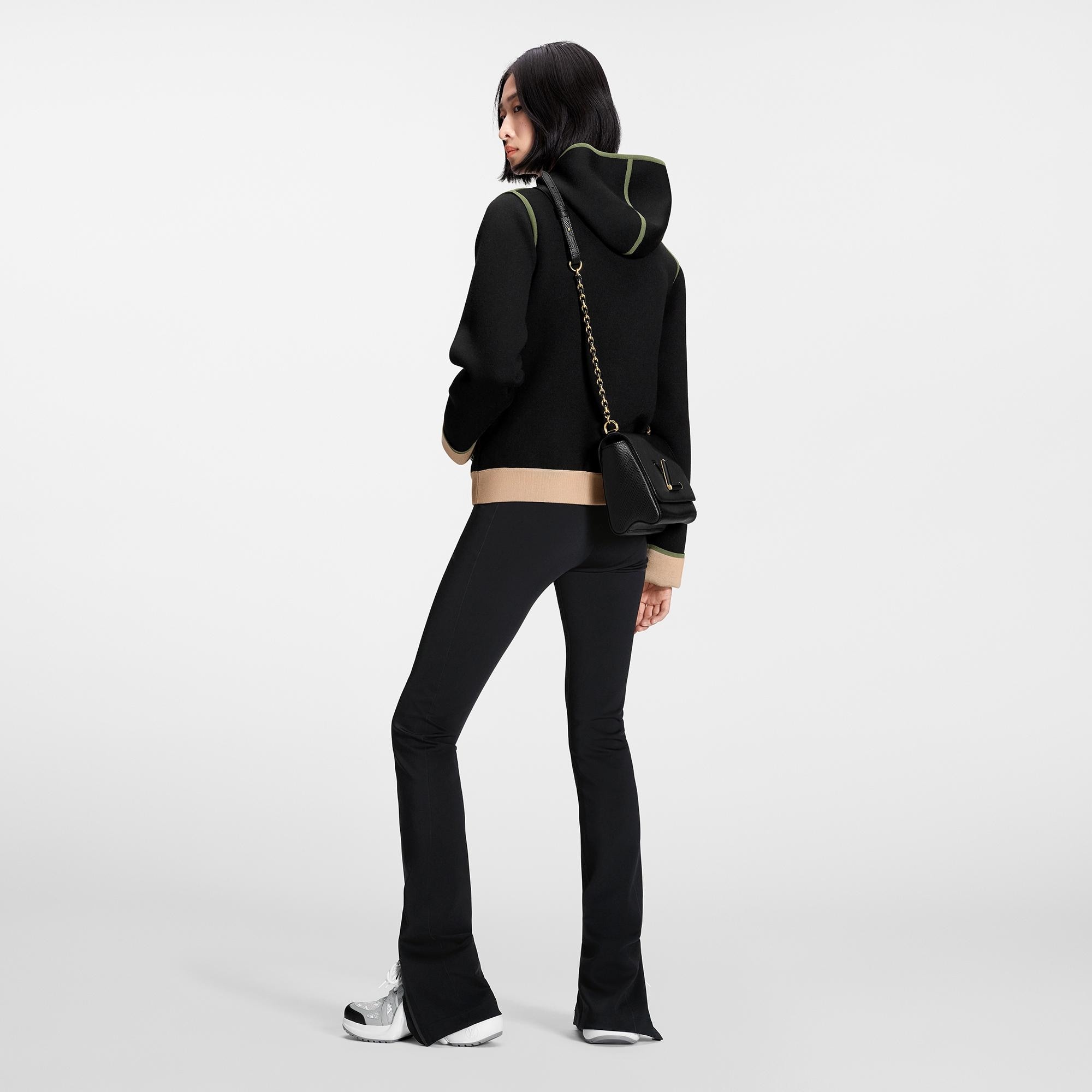 Graphic Trim Zip-Up Hoodie - 3