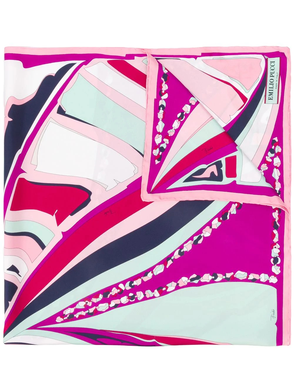 abstract print scarf - 1