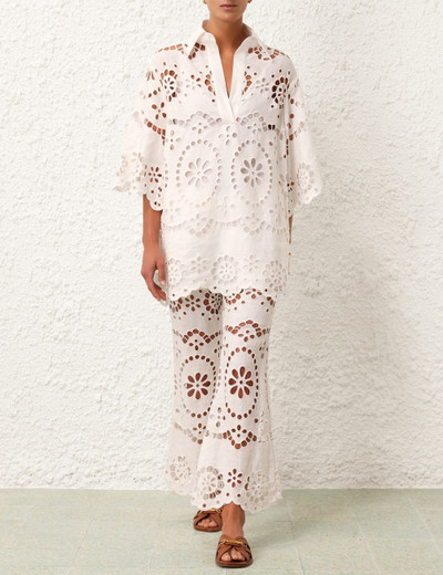 Zimmermann LEXI EMBROIDERED FLARE PANT outlook