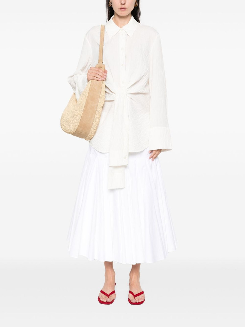 RÓHE knotted hammered shirt outlook