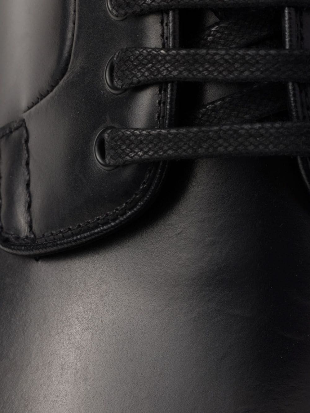 brushed leather shoes - 6