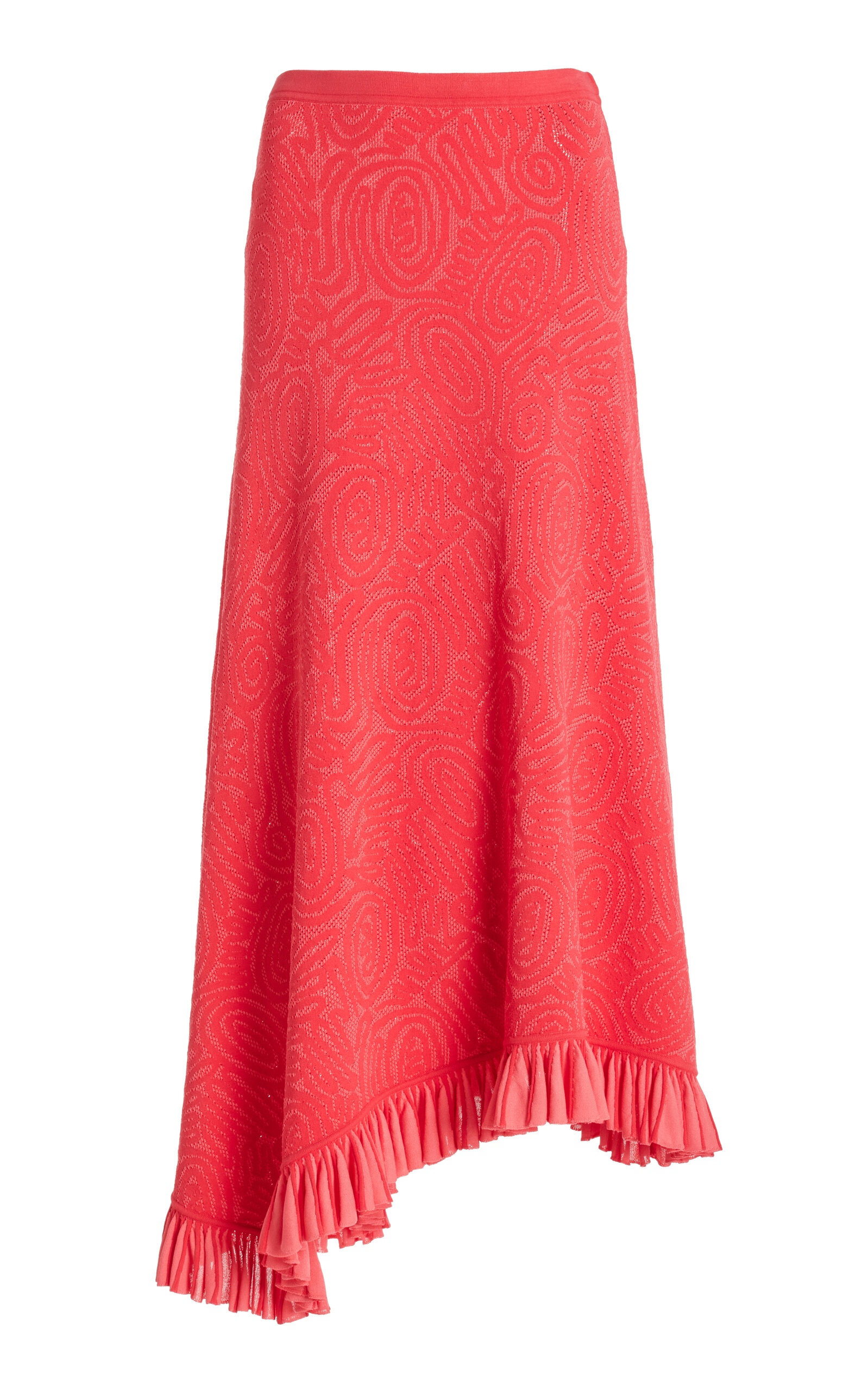 Josephine Ruffled Knit Maxi Skirt pink - 1