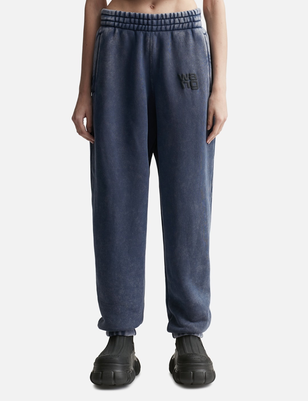 PUFF LOGO SWEATPANT IN STRUCTURED TERRY - 1