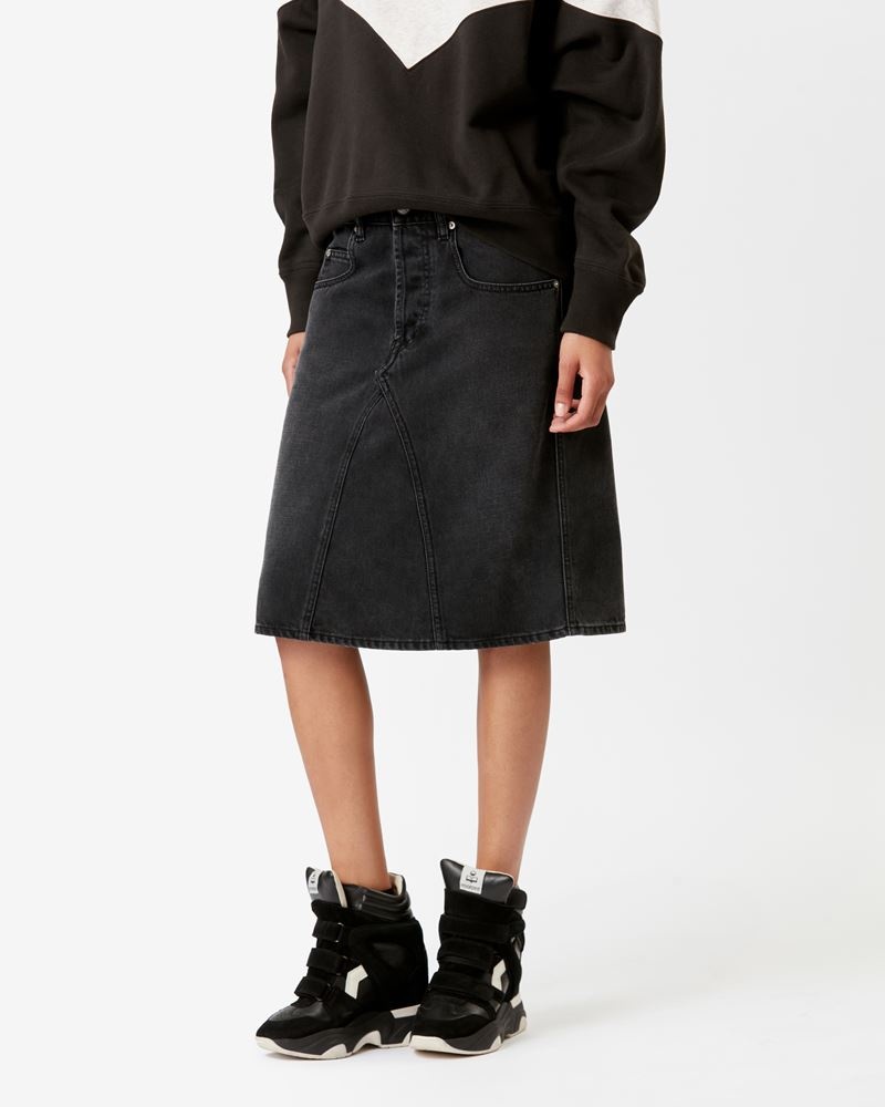 FIALI DENIM SKIRT - 4