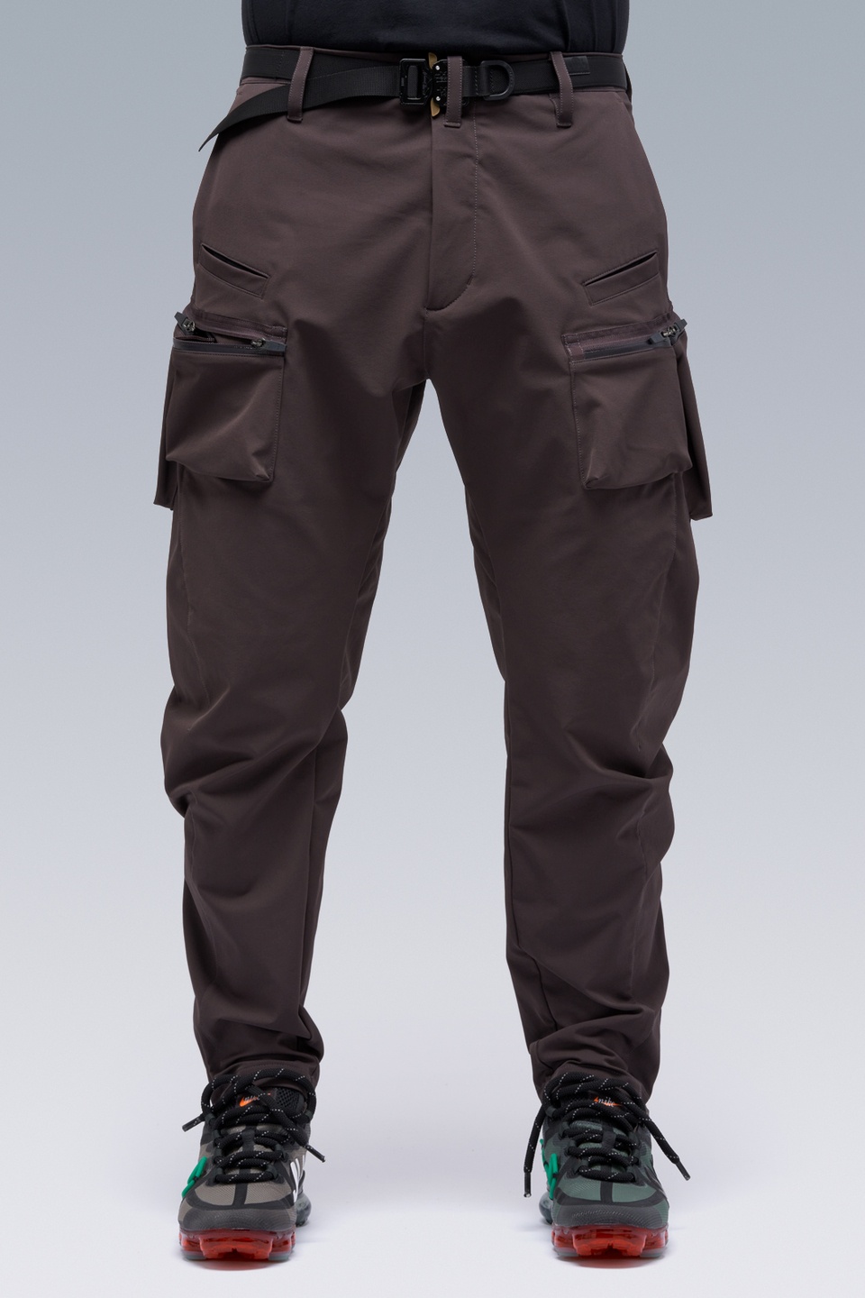 P41-DS schoeller® Dryskin™ Articulated Cargo Trouser Schwarzrot - 8
