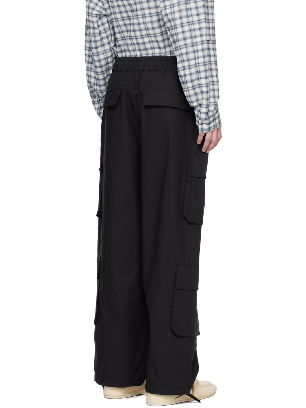 Black Utility Cargo Pants - 3