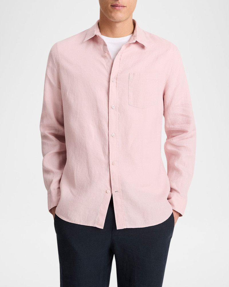Vince Men's Linen Sport Shirt outlook