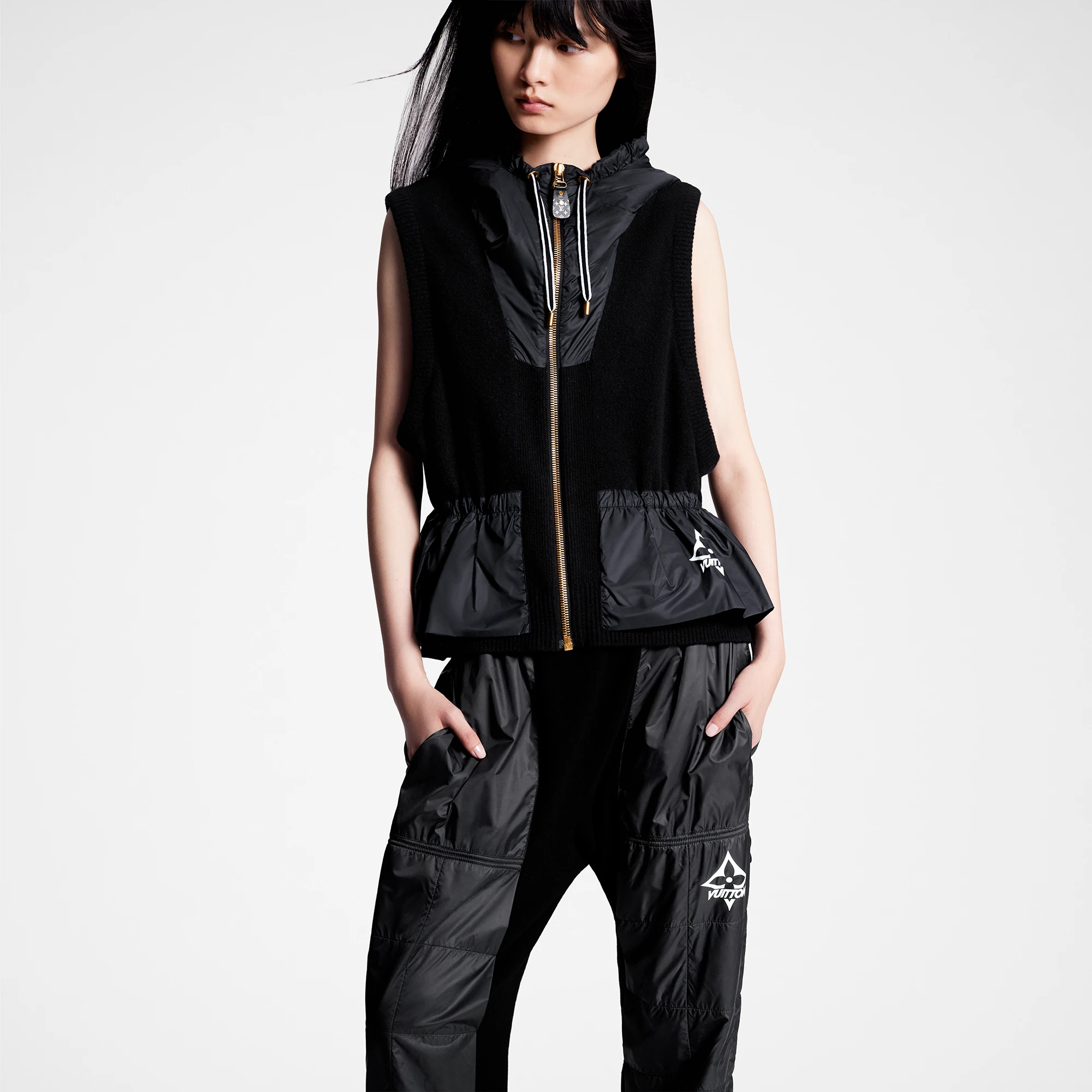 Nylon Insert Jogging Pants - 5