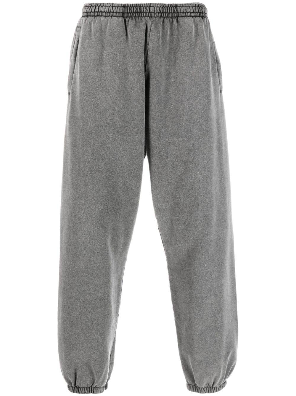 washed cotton track pants - 1