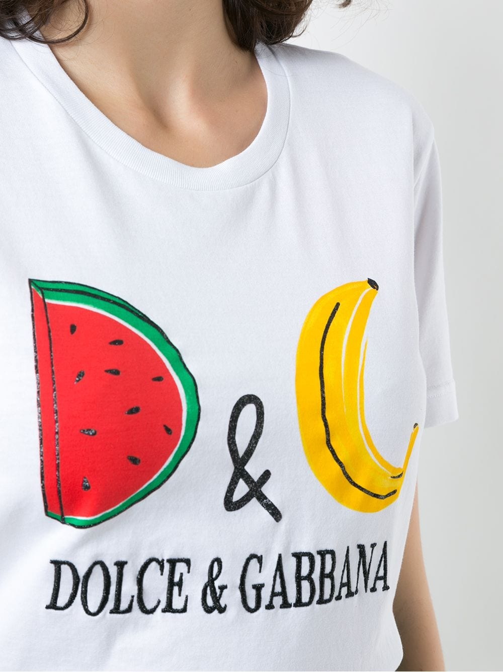 fruit-print slim-fit T-shirt - 5