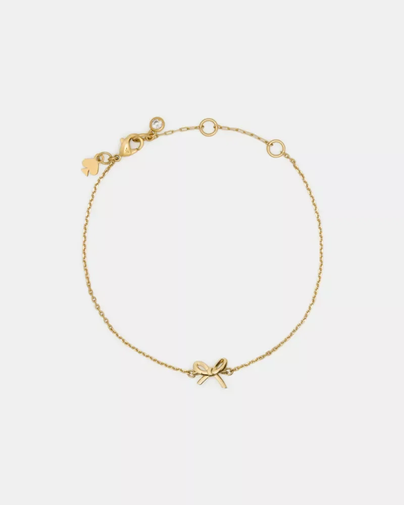 Girlie Pearlie Mini Bow Bracelet - 1