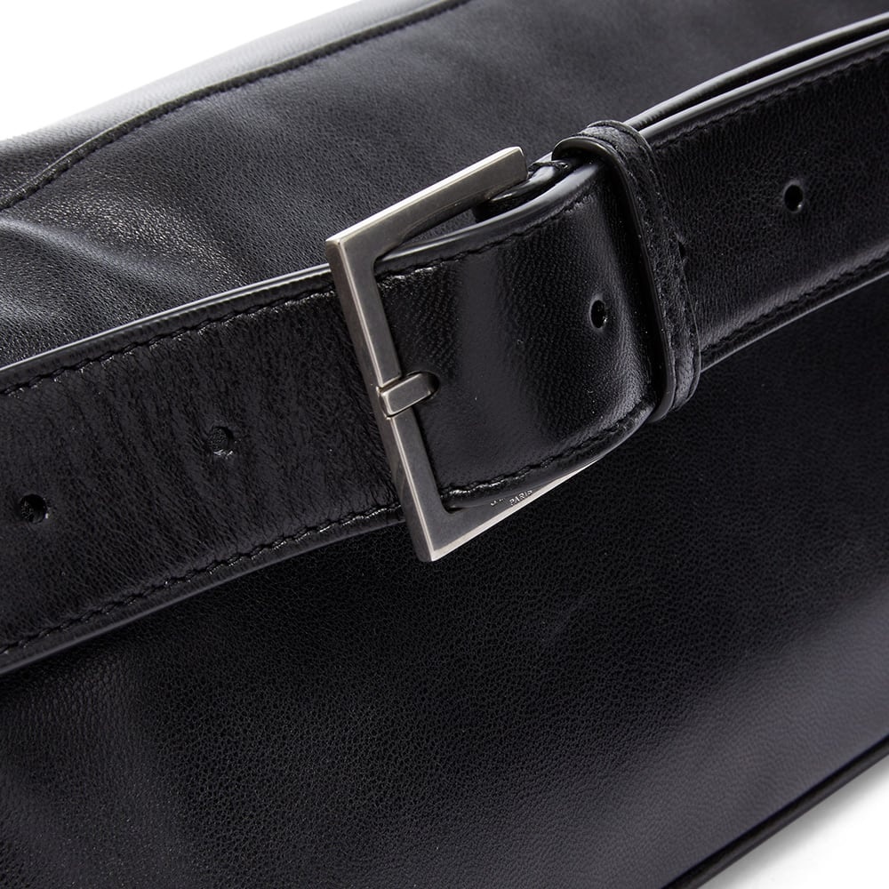 Saint Laurent Logo Leather Waist Bag - 3