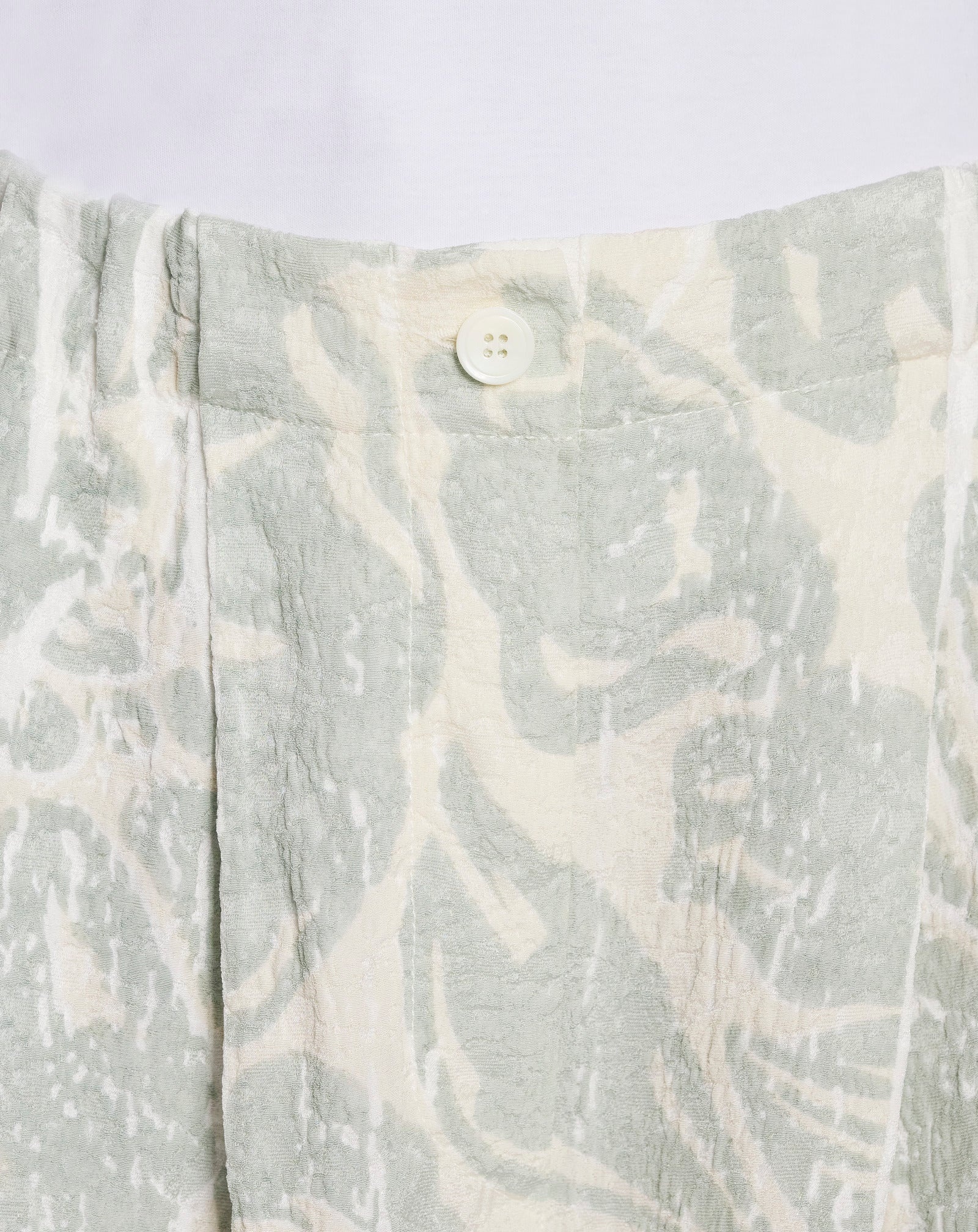 PRINTED WIDE LEG PANT - 5