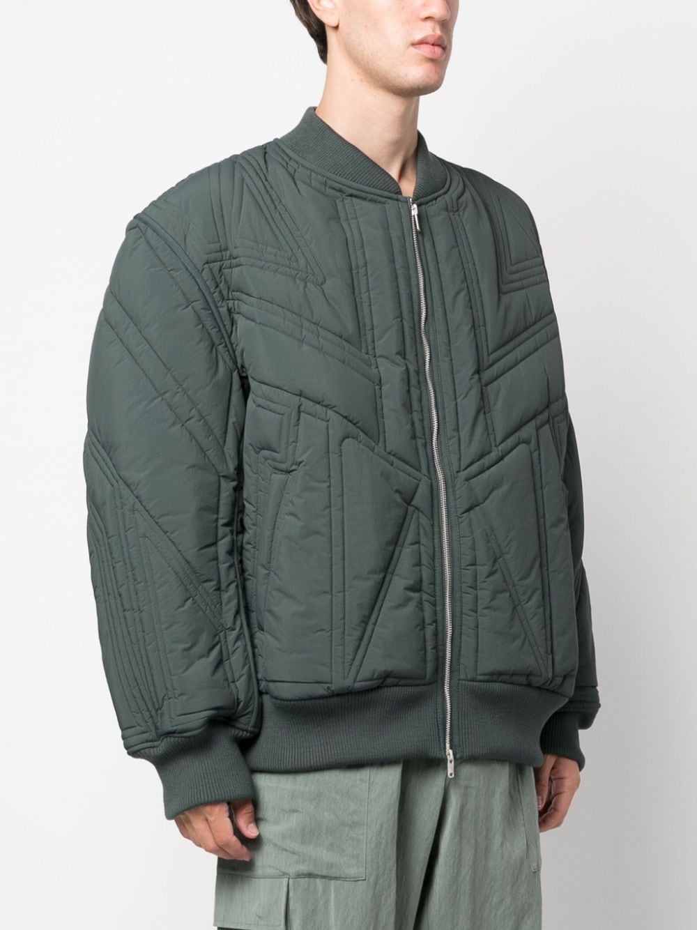 quilted bomber jacket - 3