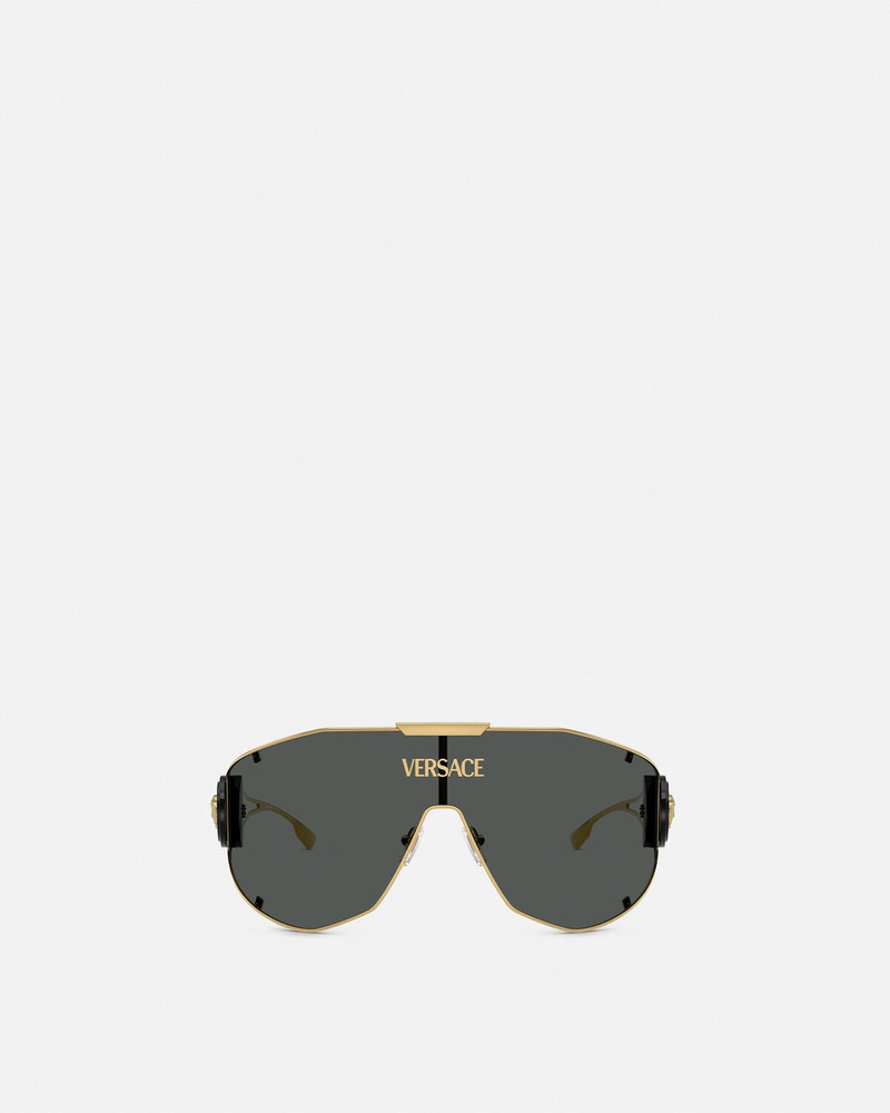 VERSACE Medusa Man Irregular Sunglasses outlook