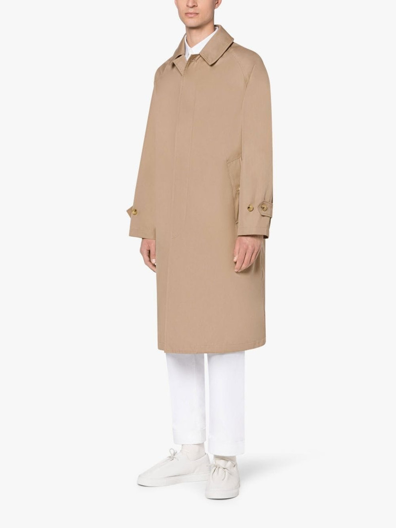 SELWYN SAND GABARDINE COTTON COAT | GMC-113 4