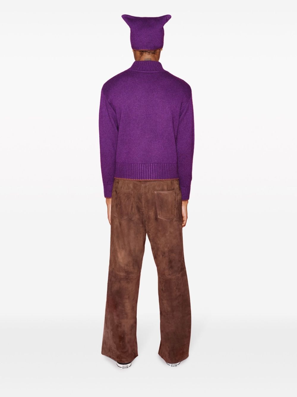 x Violet Getty wool-cashmere jumper - 4