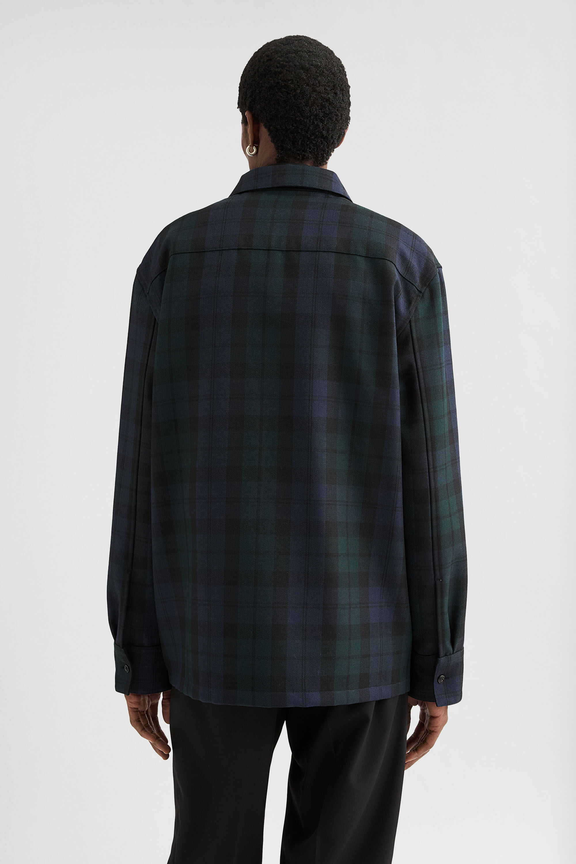 Wool Zip-Up Shirt - 3