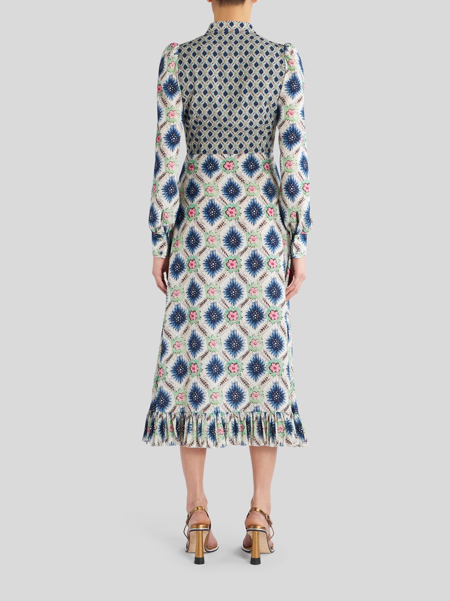 SABLÉ DRESS WITH GEOMETRIC PRINT - 4