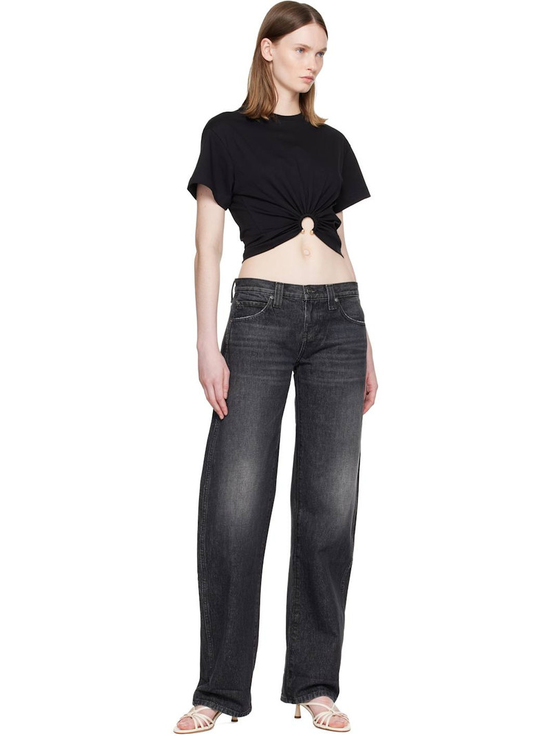rabanne Black Piercing T-shirt outlook