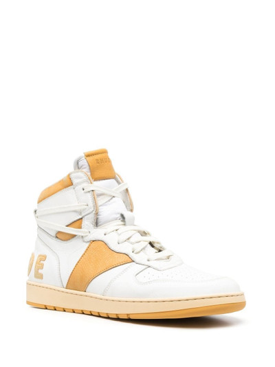 Rhude Rhecess high-top sneakers outlook