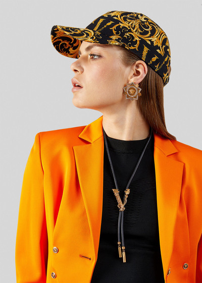 VERSACE V Barocco Print Cap outlook