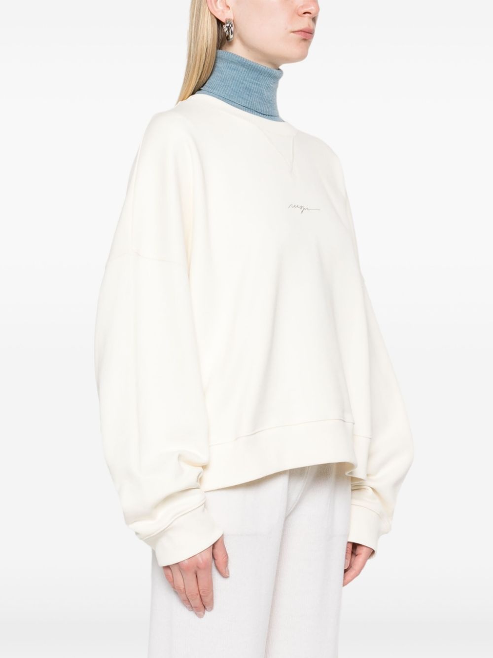 logo-print sweatshirt - 3