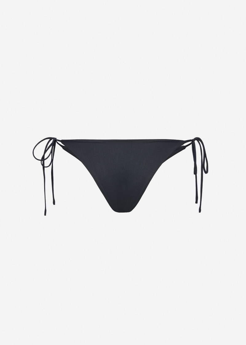 String tie swim bottom in grey 2