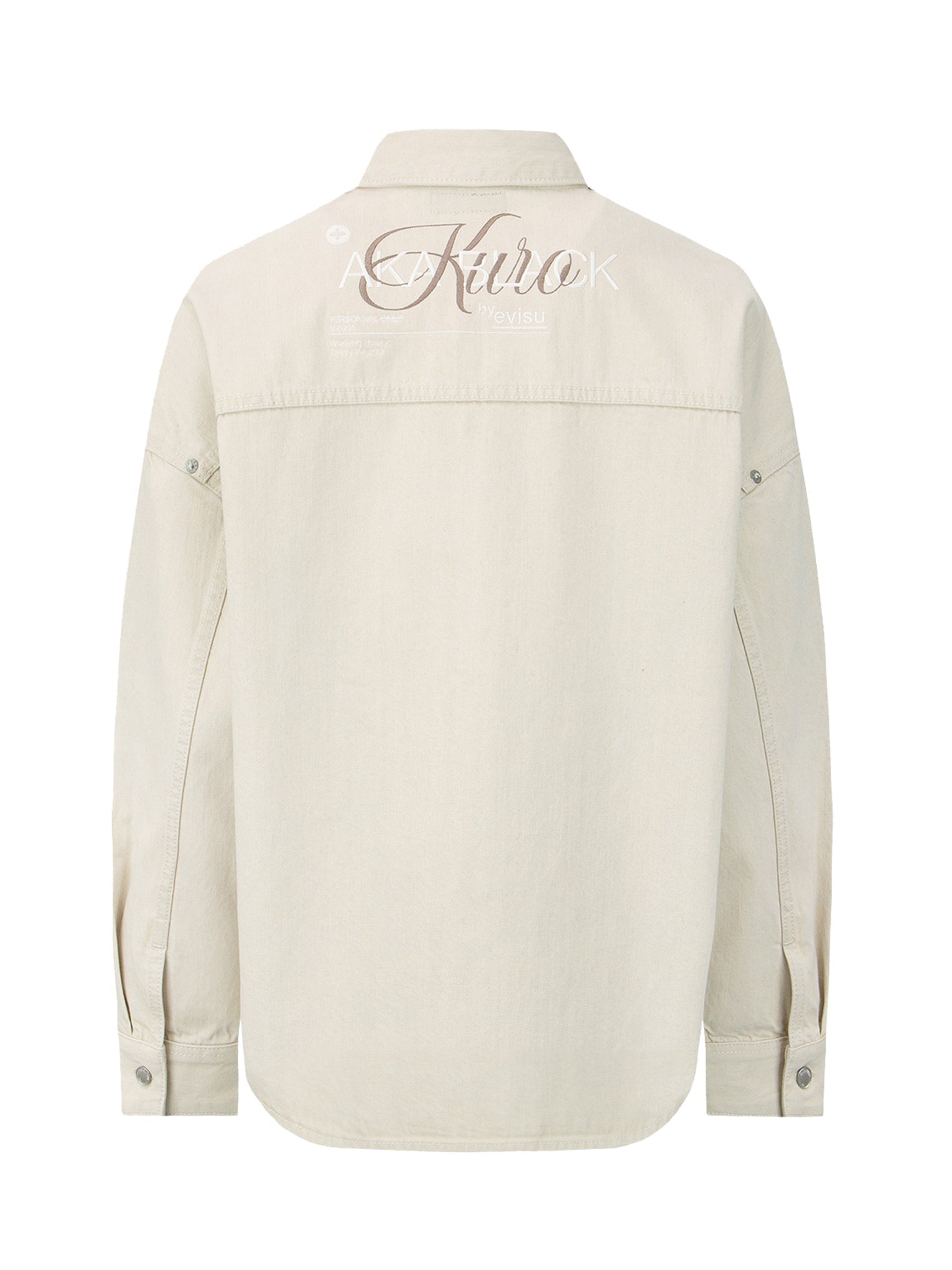 Logo Embroidered Denim Shirt - 10