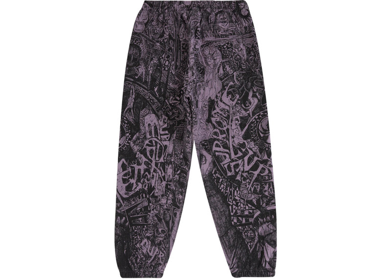 Supreme Supreme Liberty Sweatpant Dusty Purple outlook