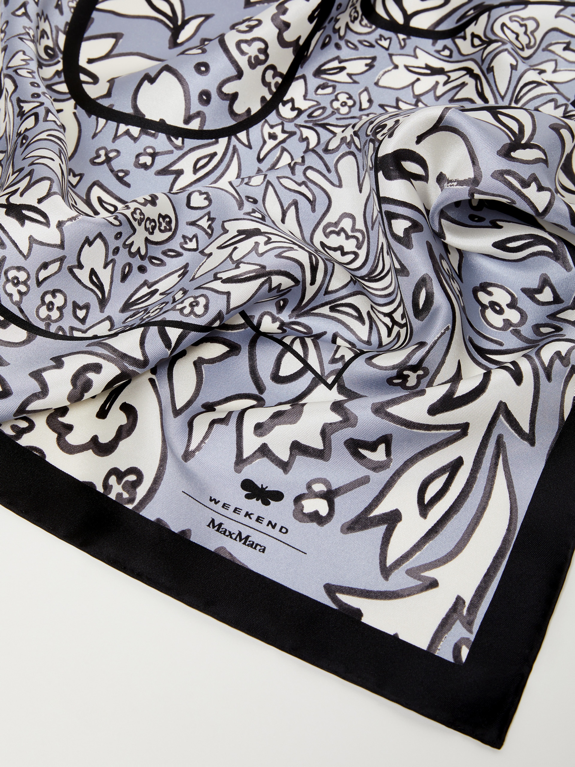 ONESTO Printed silk scarf - 2