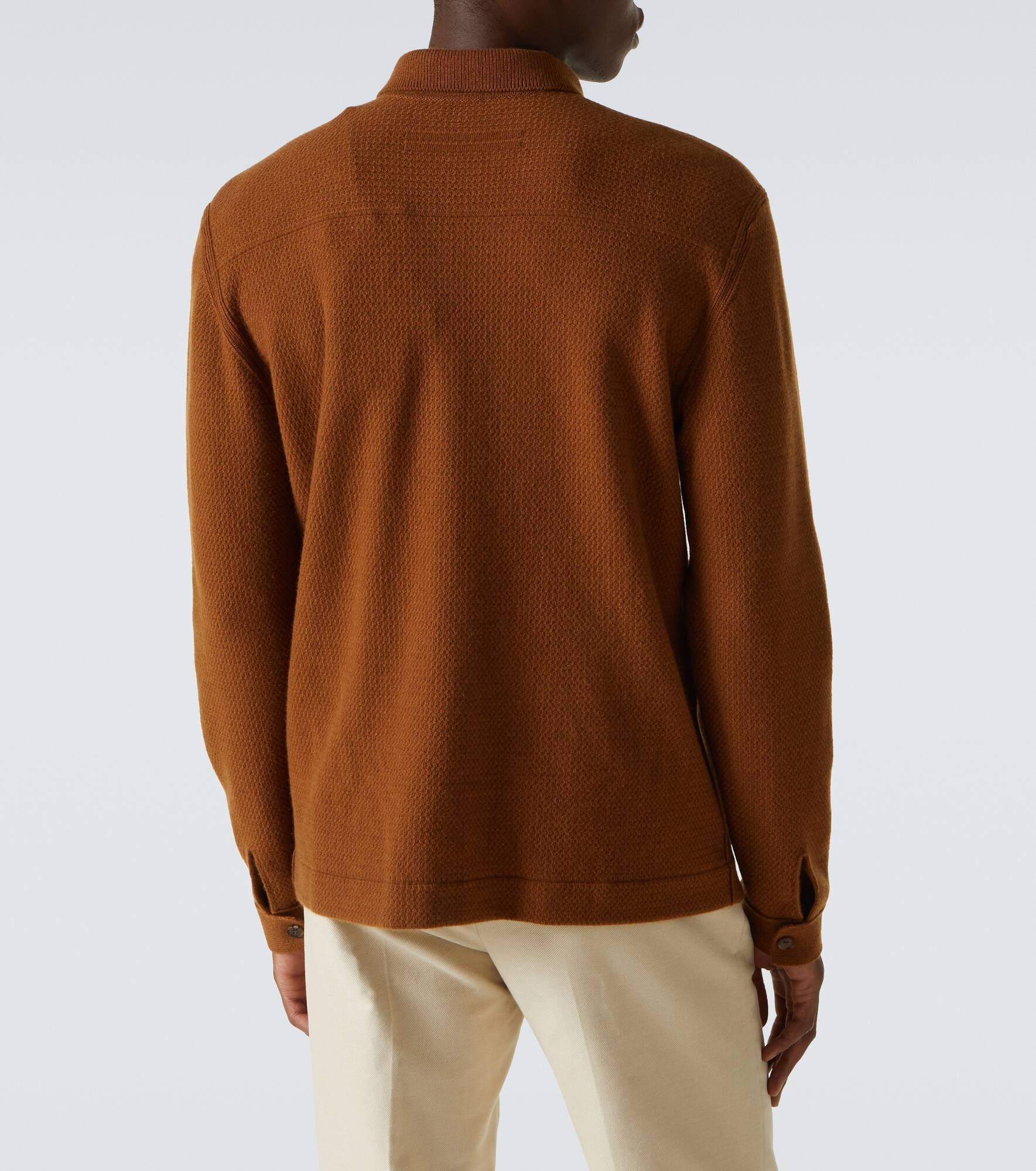 Ribbed-knit cashmere cardigan - 4