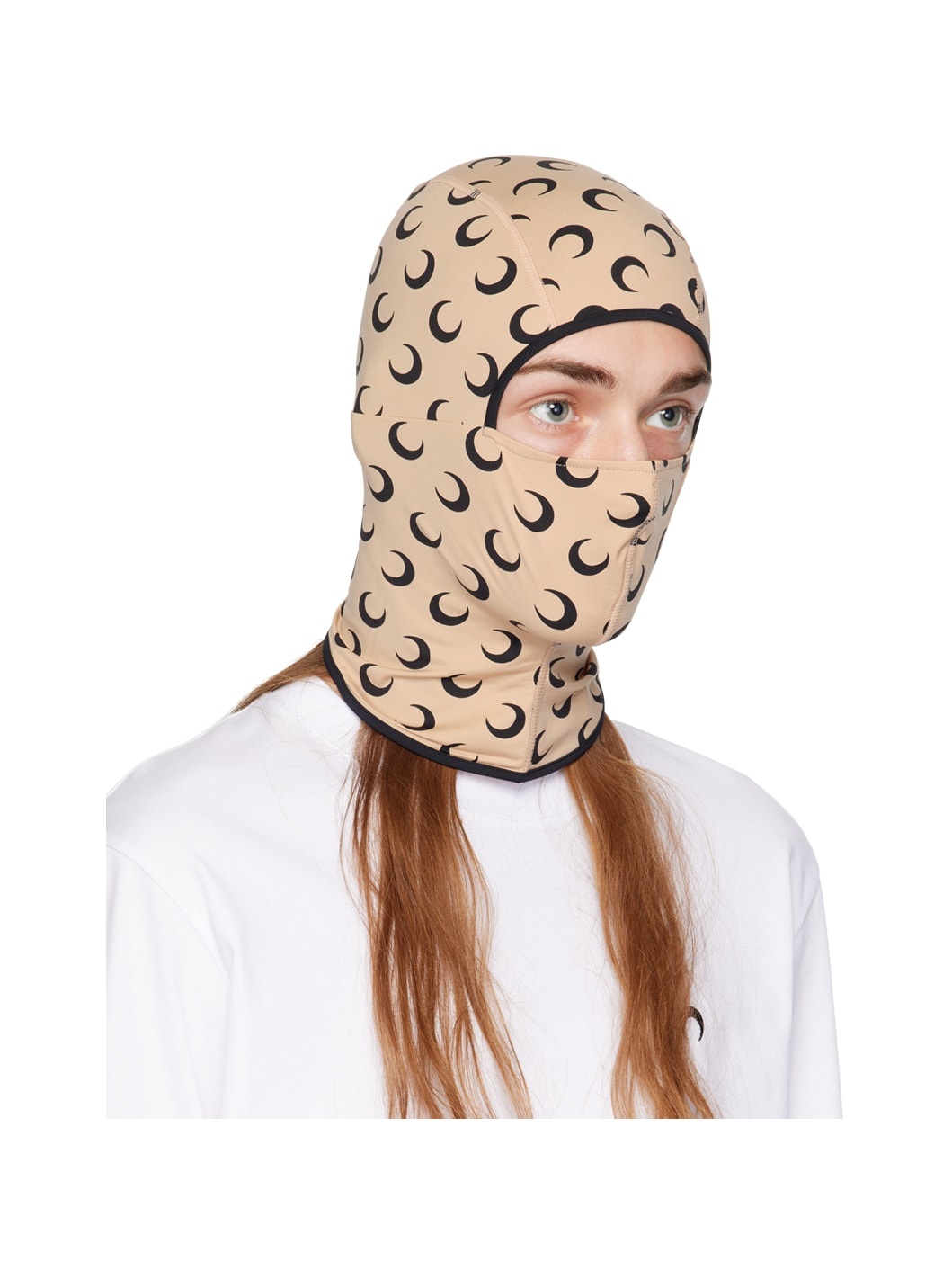 Beige All Over Moon Balaclava - 2