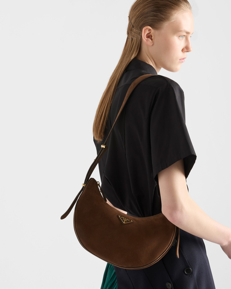 Prada Prada Arqué small nubuck leather bag outlook
