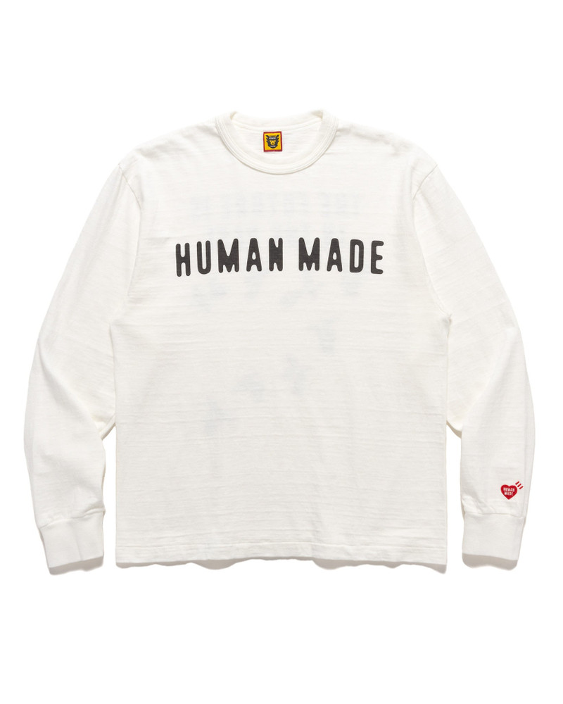 Graphic L/S T-Shirt #02 White - 1