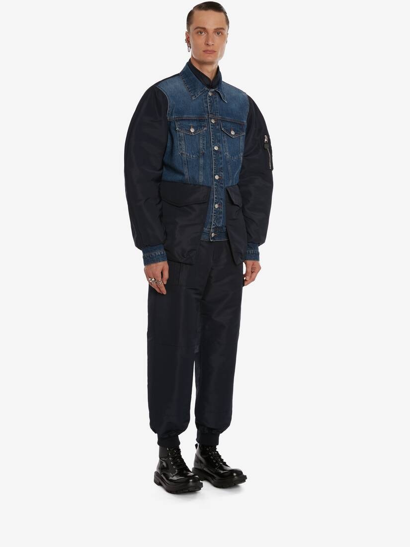 Polyfaille Military Jogger in Navy - 3