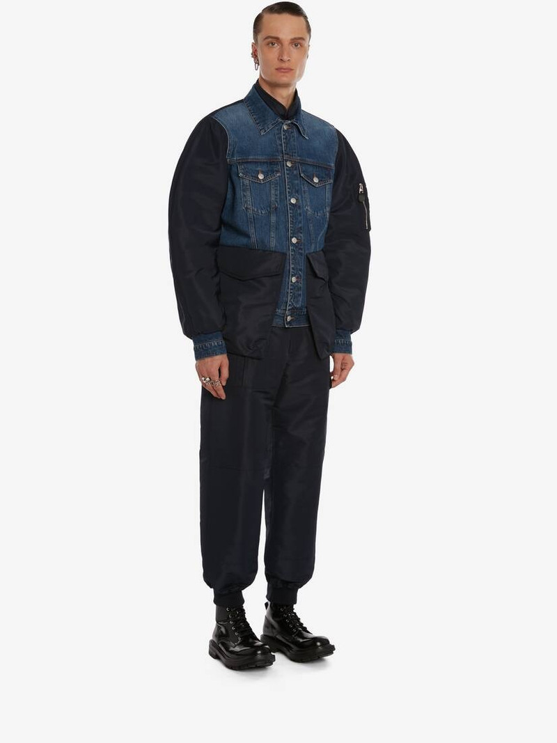 Polyfaille Military Jogger in Navy 3