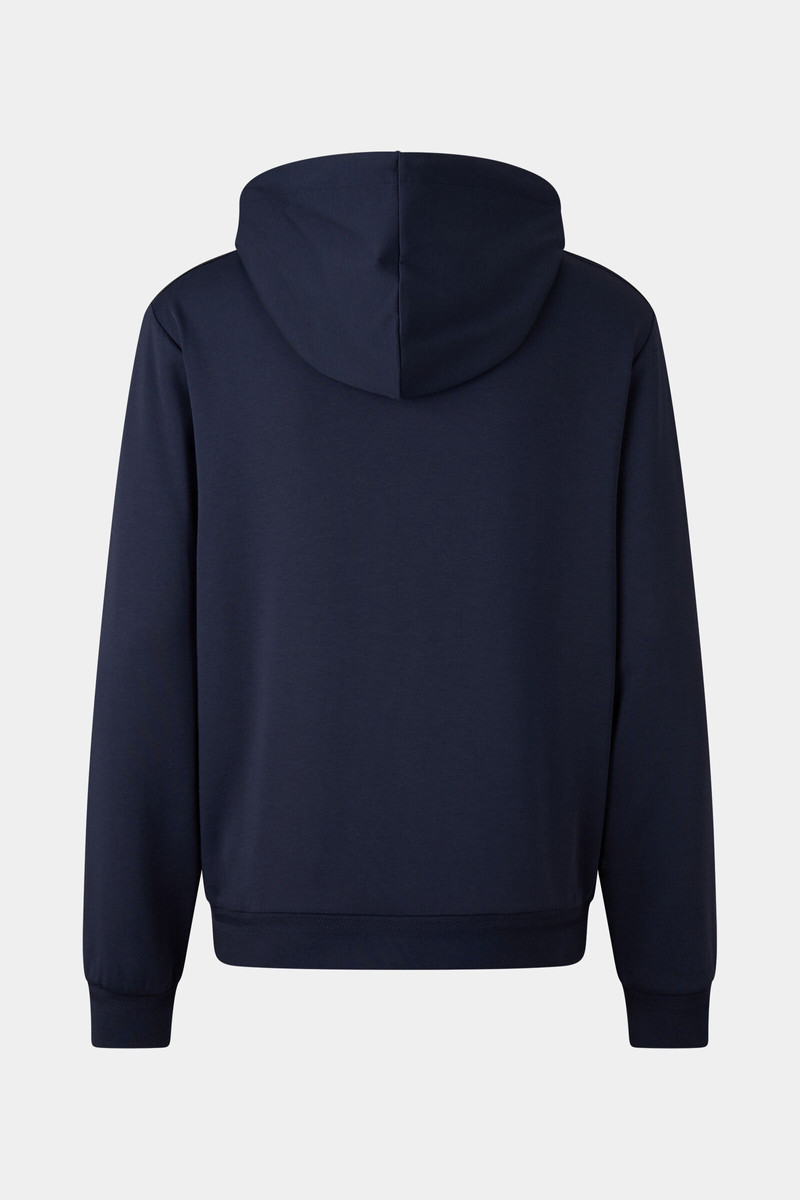 BOGNER Steven jersey jacket in Navy blue outlook