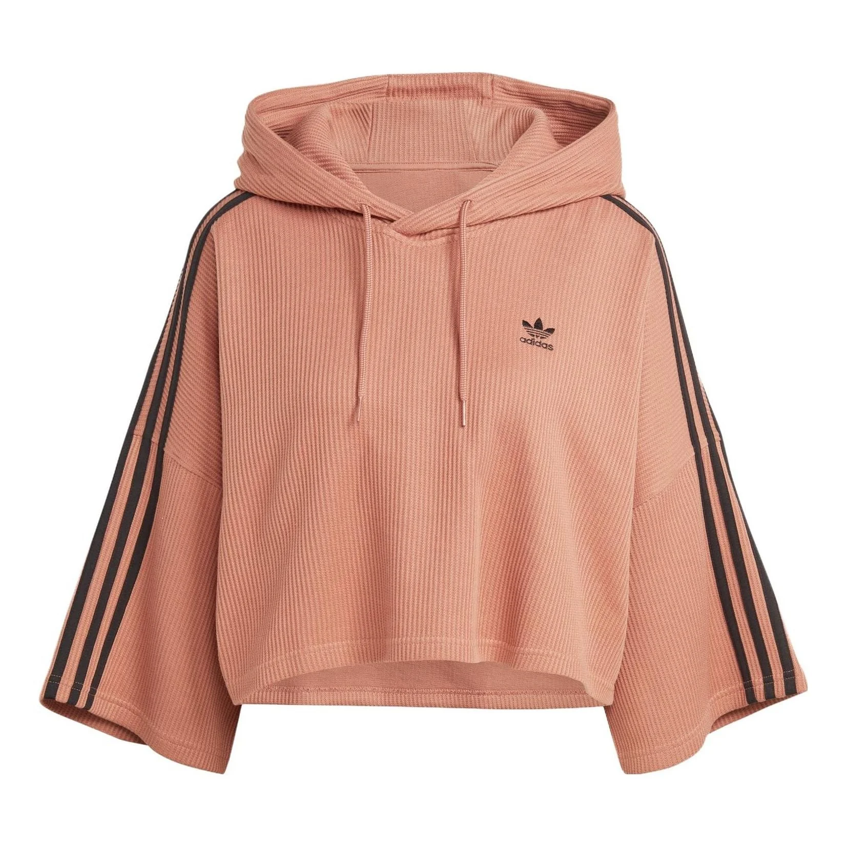 (WMNS) adidas Adicolor Cropped Hoodie 'Pink' IC5459 - 1